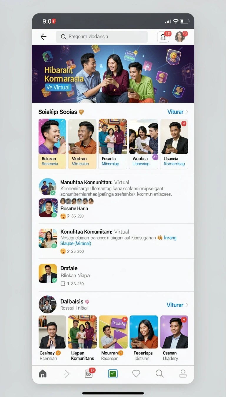 Cuplikan layar menu unduhan balioslot untuk perangkat Android